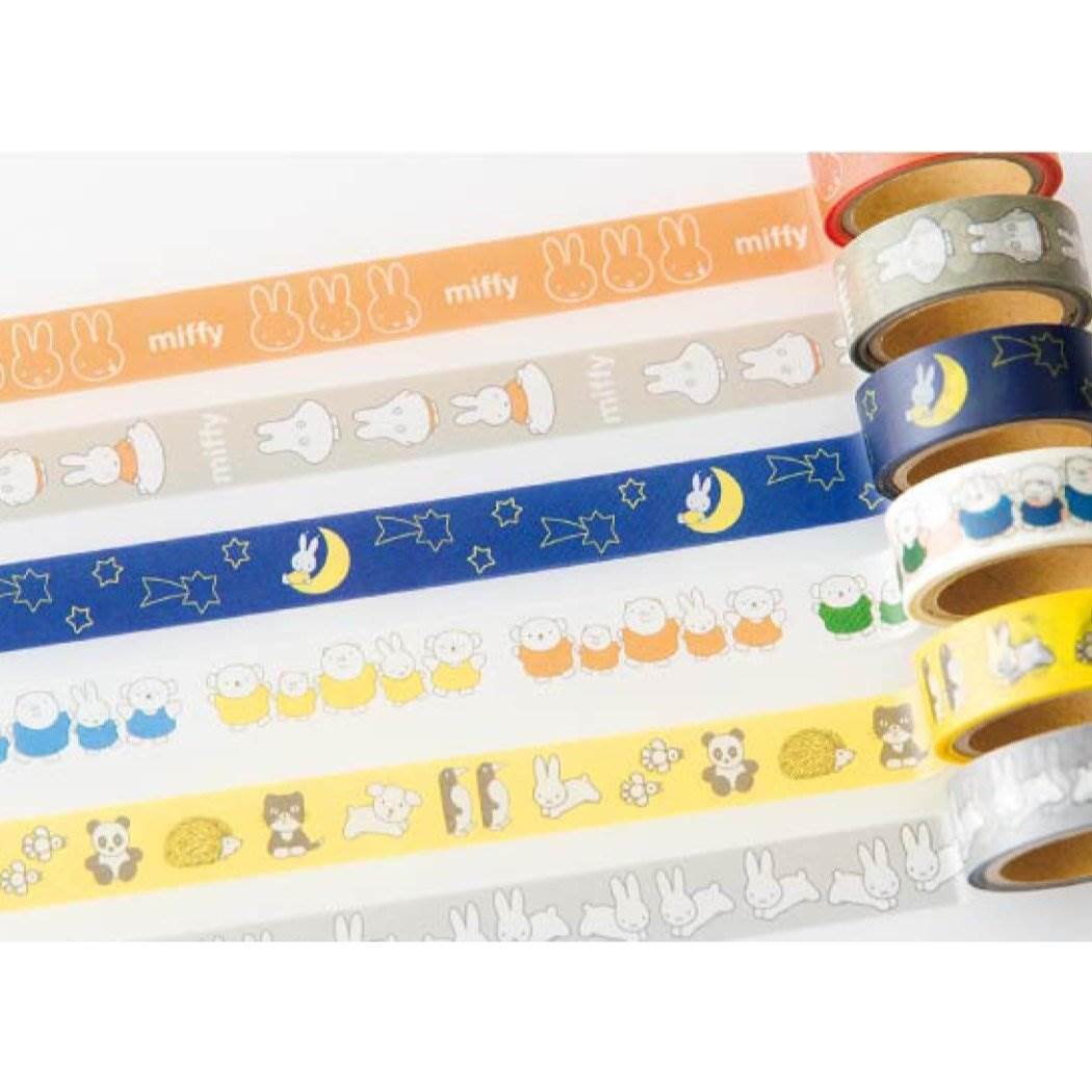 ミッフィー 絵本キャラクター マスキングテープ 15mm マステ face ディックブルーナ プレゼント 男の子 女の子 ギフト