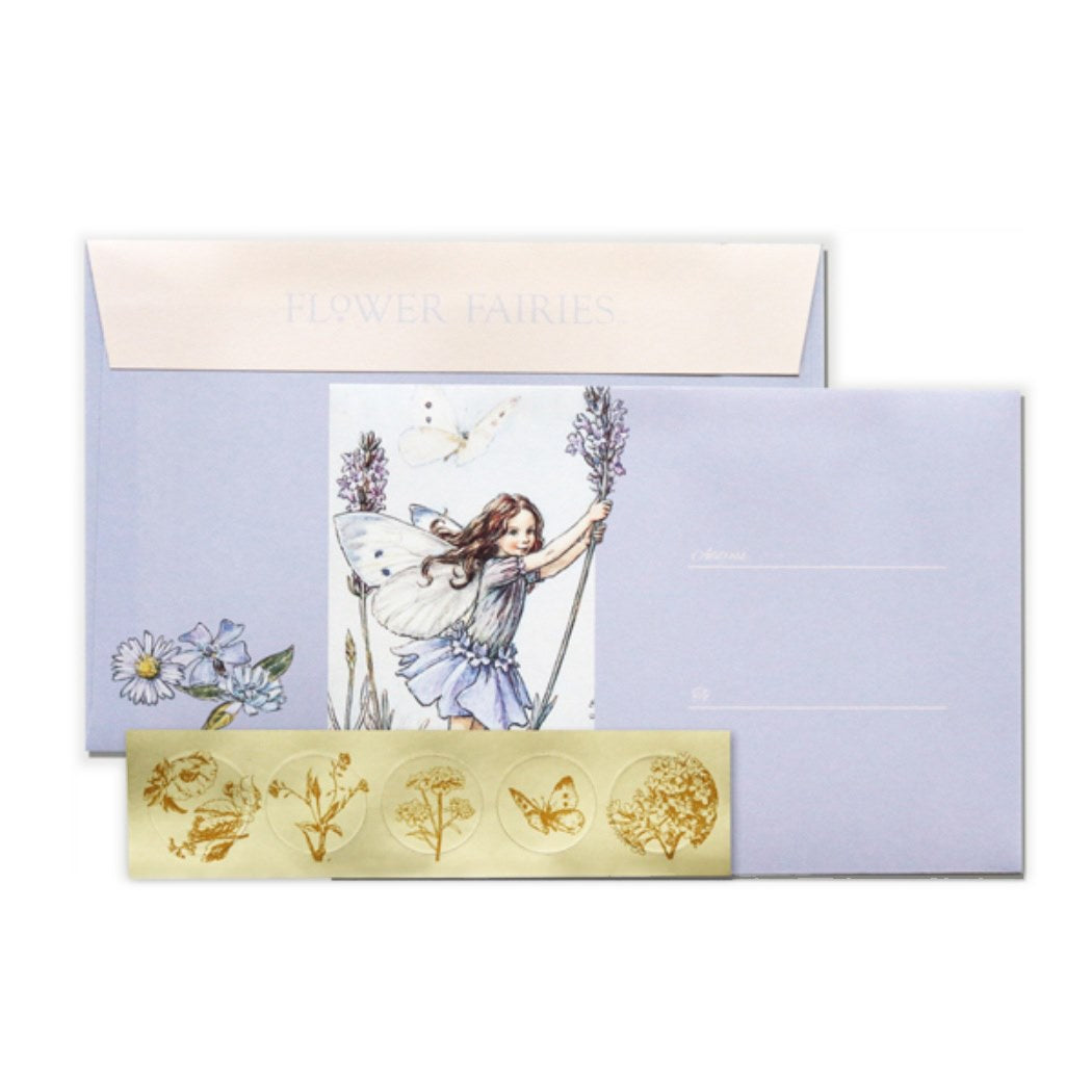封筒 FLOWER FAIRIES グッズ 封函シール付き 封筒 5枚セット フラワーフェアリーズ ラベンダー グリーンフラッシュ プレゼン