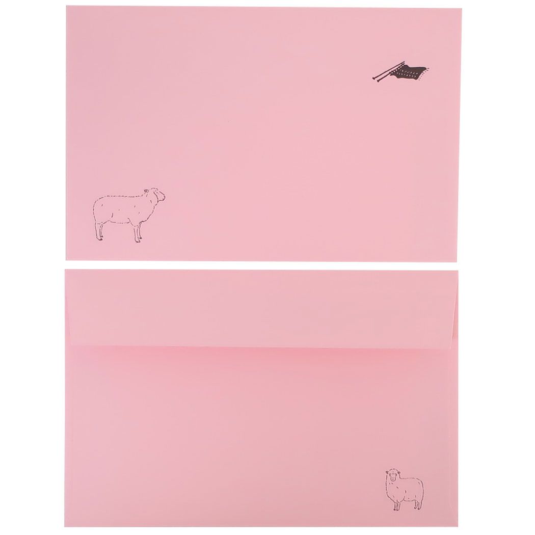 手紙セット Animal Series レターセット アニマル ヒツジ 便箋&封筒