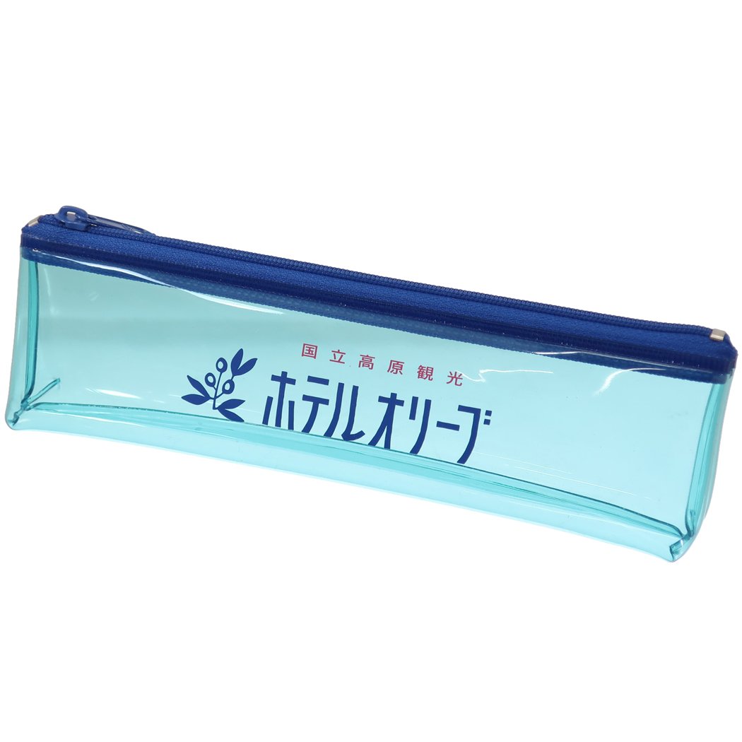 筆箱 PVC クリア ペンポーチ ホテルオリーブ レトロノームシリーズ プレゼント 男の子 女の子 ギフト