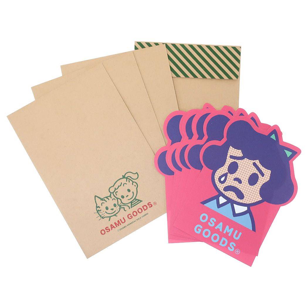 オサムグッズ グッズ レターセット キャラクター ダイカットパックレター ベティ