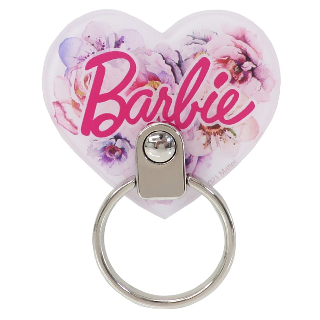 バービー スマホリング ダイカット マルチリング ハート Barbie グルマンディーズ スマホスタンド プレゼント 男の子 女の子