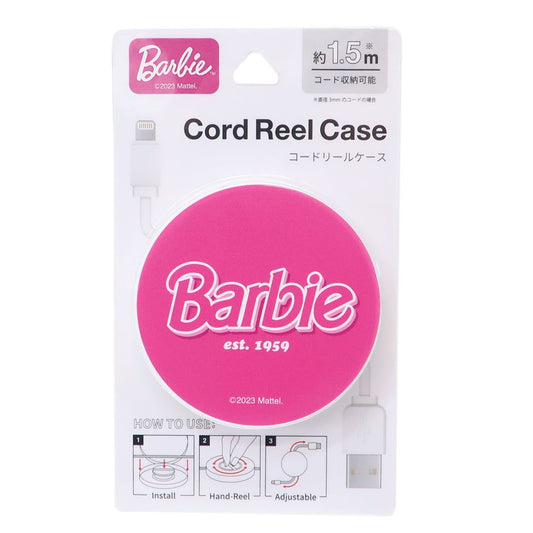 バービー グッズ ケーブルホルダー Barbie キャラクター コードリールケース