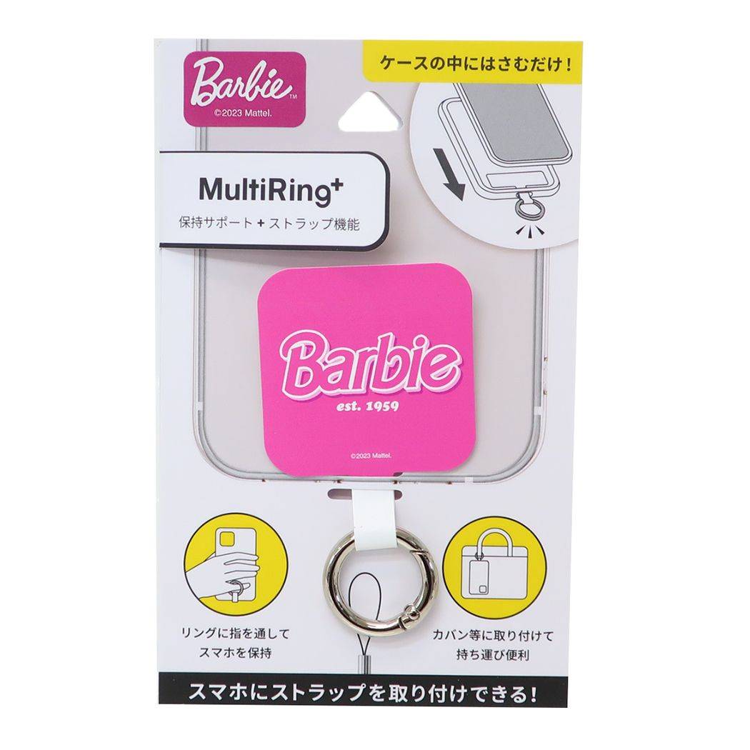 バービー Barbie キャラクター スマホアクセ マルチリングプラス
