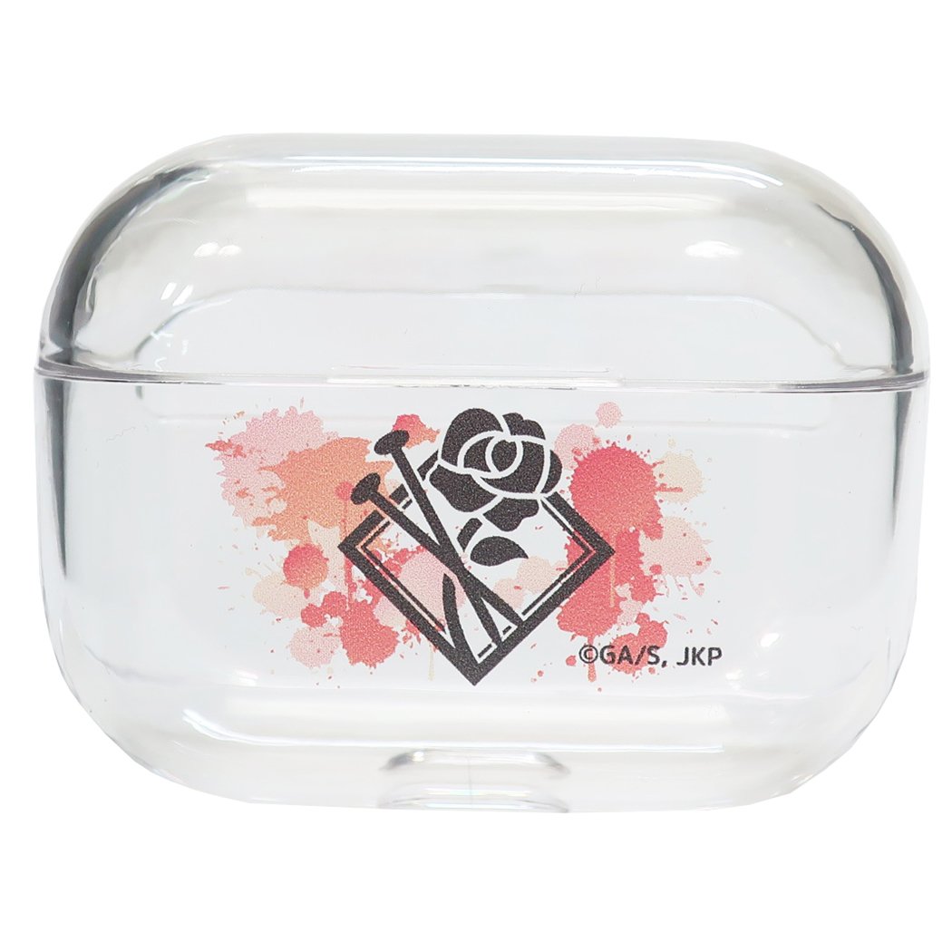 呪術廻戦 エアーポッズプロケース AirPods Proハードクリアカバー 釘崎野薔薇 少年ジャンプ グルマンディーズ ワイヤレス充電対応ク