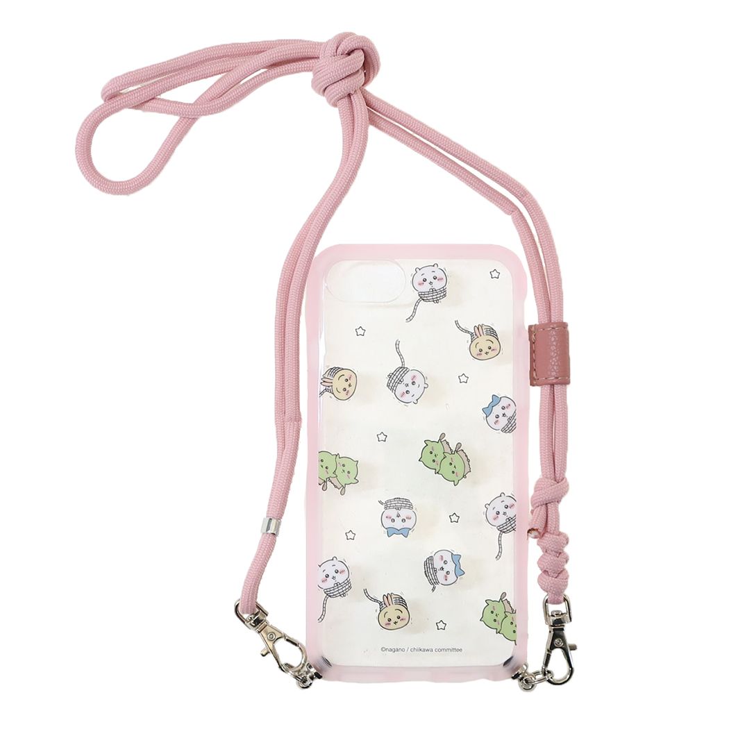 ちいかわ キャラクター アイフォンケース IIIIfit Loop iPhone SE 第3世代/第2世代/8/7/6s/6 対応 ケース 総柄