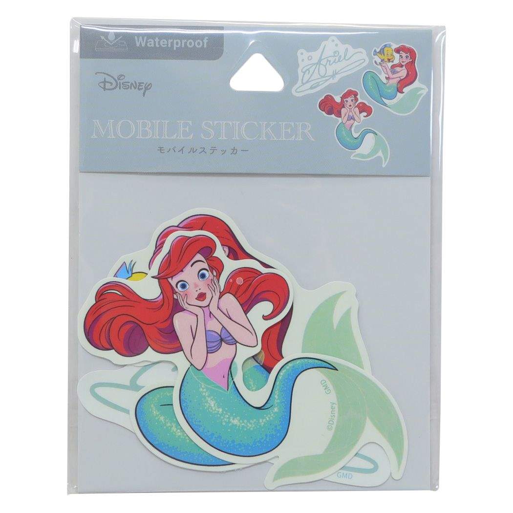 アリエル グッズ ダイカットシール キャラクター モバイルステッカー