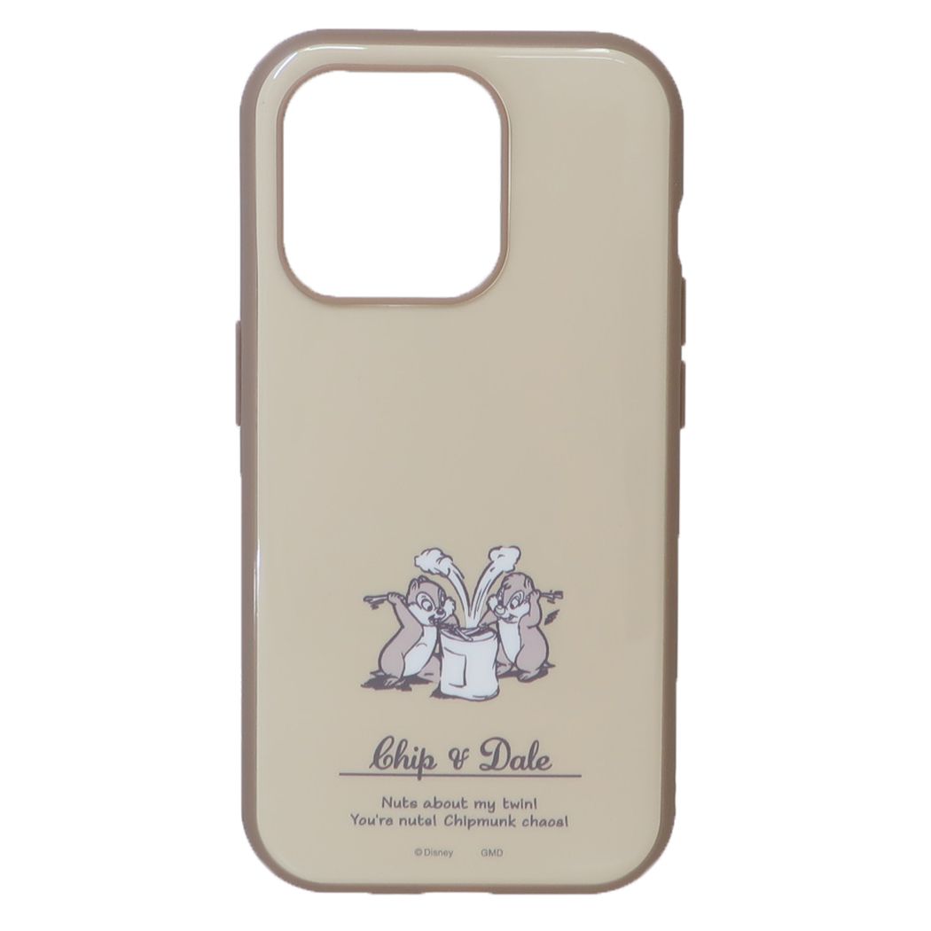 チップ&デール キャラクター iPhone15 IIIIfit 2023 iPhone 6.1 inch 3 LENS model対応ケース iPhone15Pro