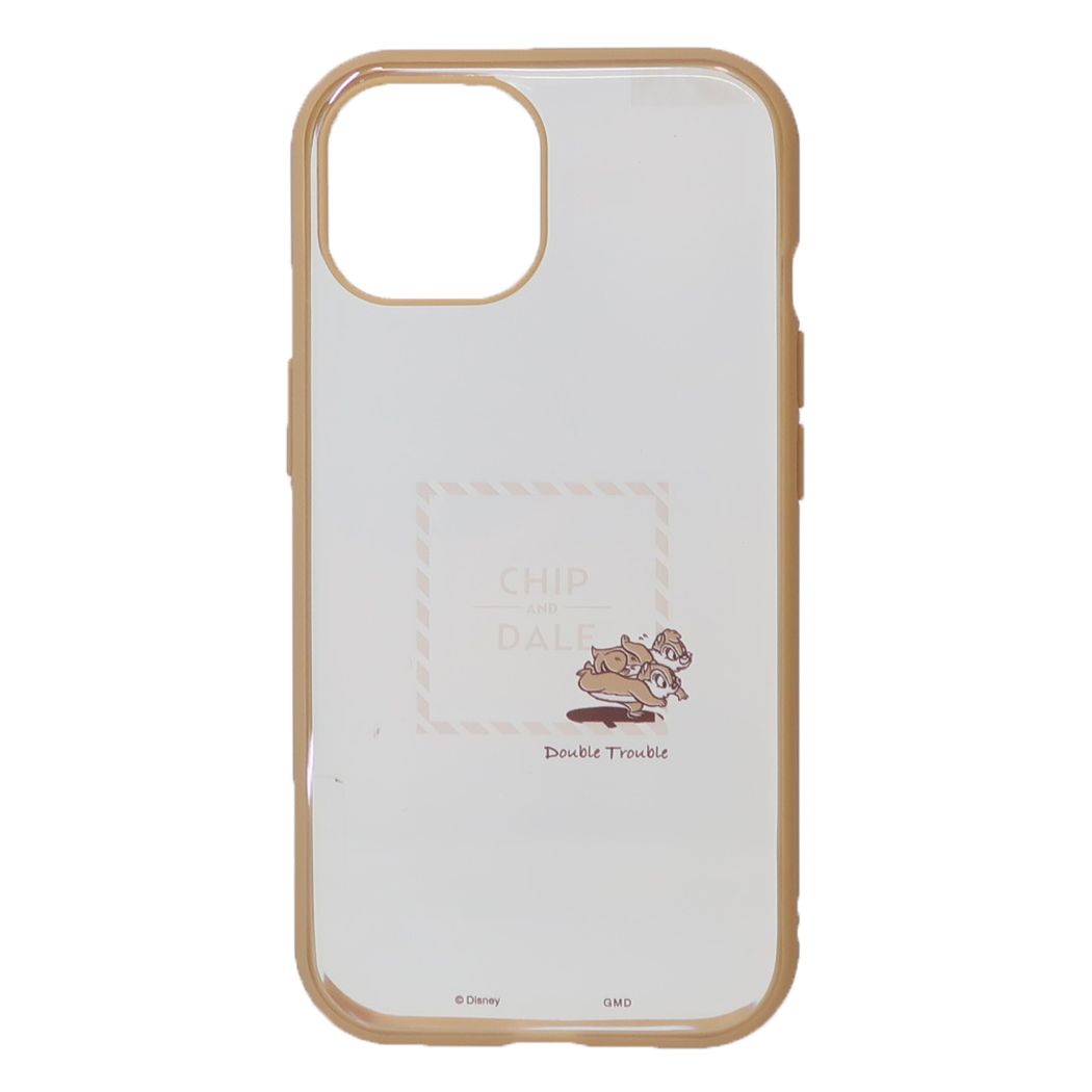 チップ&デール キャラクター iPhone15 IIIIfit Clear 2023 iPhone 6.1 inch 2 LENS model/14/13対応ケース iPhone15/14/13