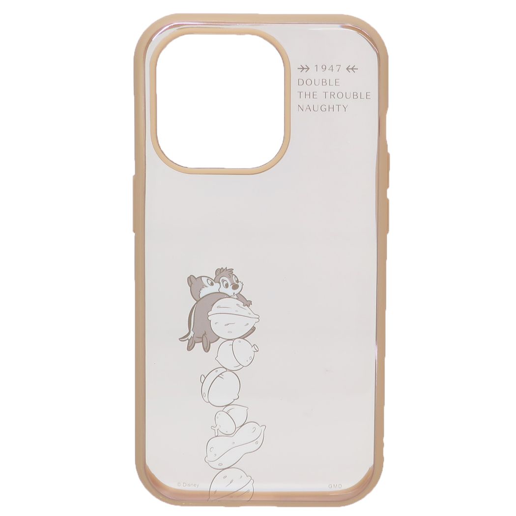 チップ&デール iPhone14Pro 13Proケース アイフォン14プロ 13プロ プロテクトカバー llllfit Clear ディズニー グル