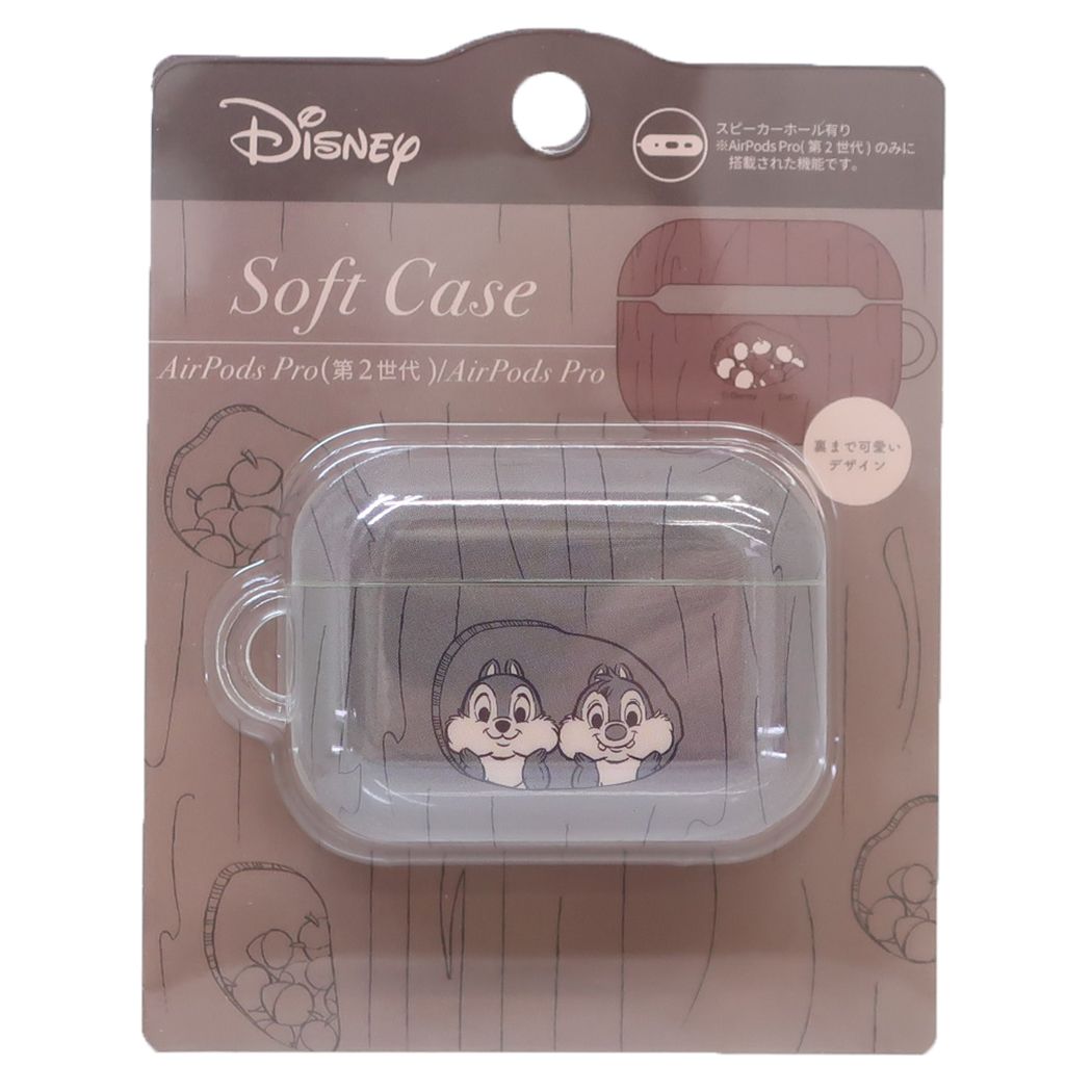 チップ&デール グッズ エアーポッズプロケース キャラクター AirPods Pro 第2世代 対応 ソフトケース