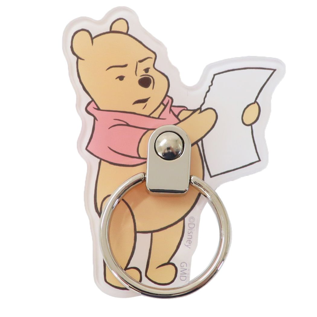 くまのプーさん グッズ スマホアクセ ディズニー キャラクター ダイカットマルチリング
