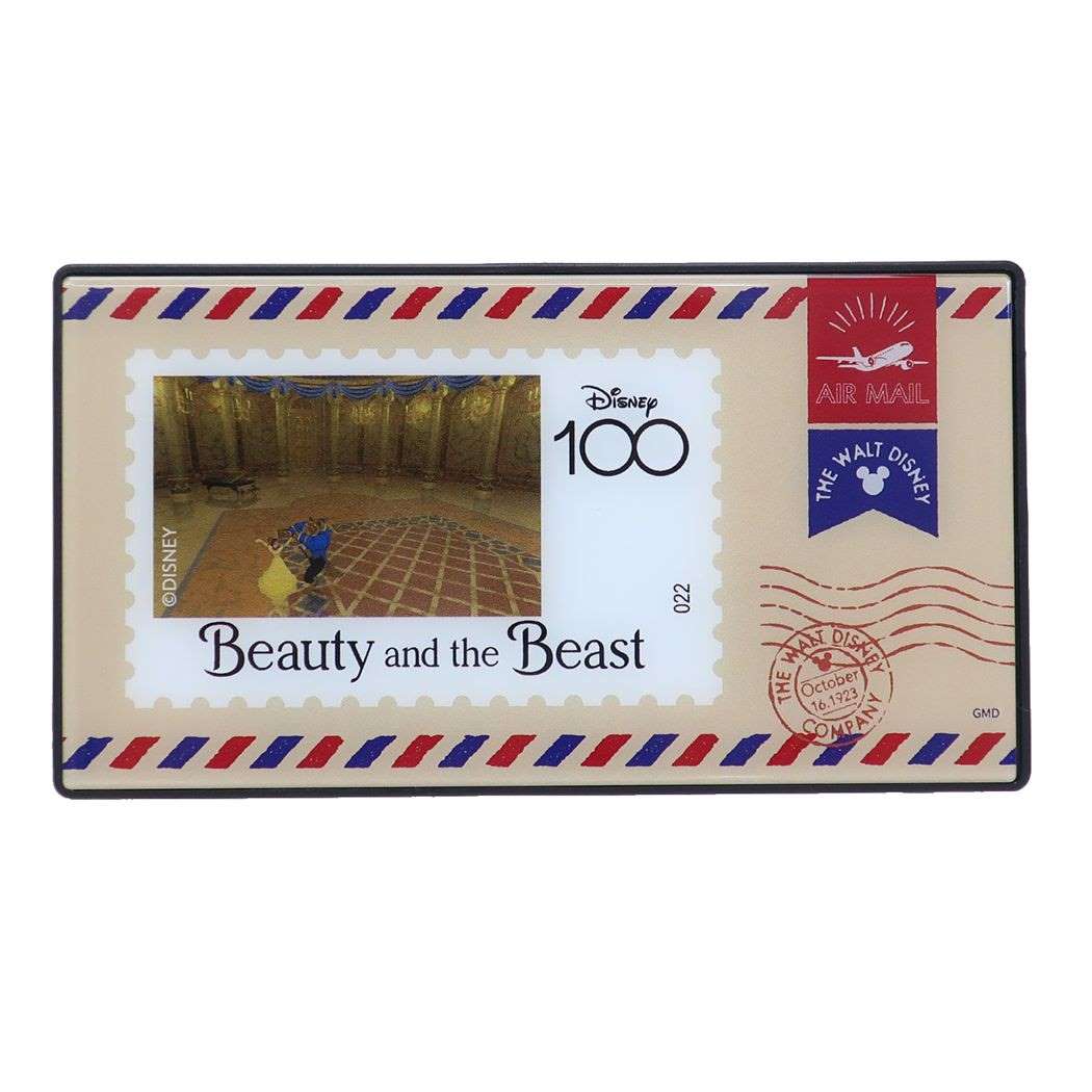 美女と野獣 4000mAh ガラスリチウムイオンポリマー充電器 2.1A USB出力 ディズニープリンセス モバイルバッテリー キャラクター