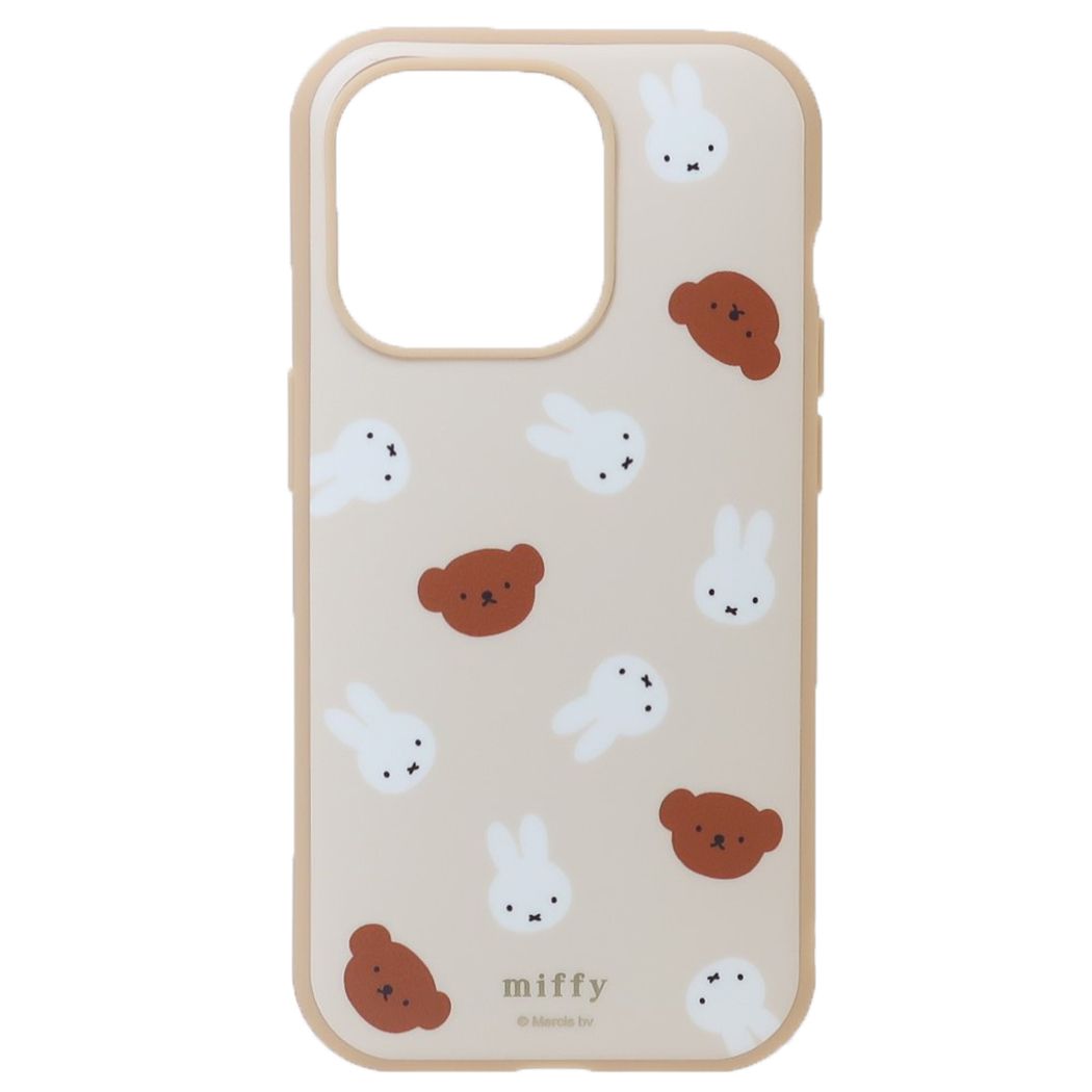 ミッフィー 絵本キャラクター iPhone14Pro 13Proケース アイフォン14プロ 13プロ プロテクトカバー llllfit ミッフィー&ボ