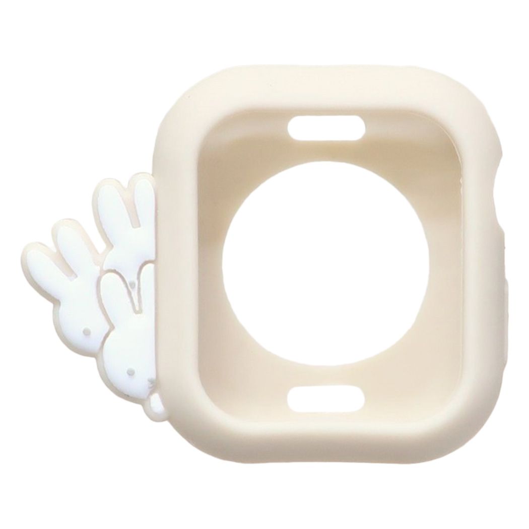 ミッフィー グッズ アップルウォッチカバー ディックブルーナ 絵本キャラクター Apple Watch 41/40mm 対応 シリコンケース