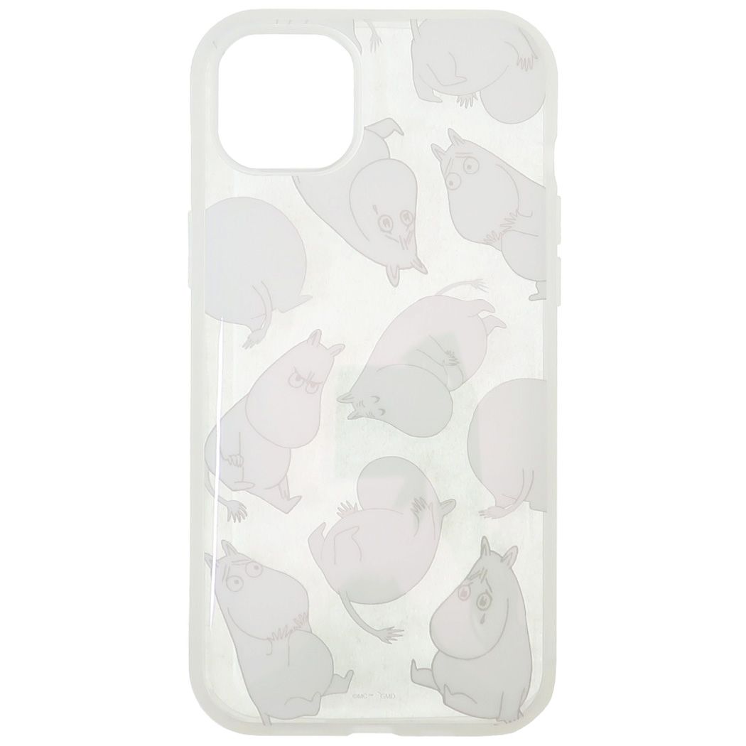 ムーミン グッズ iPhone14Plusケース キャラクター アイフォン14プラス プロテクトカバー llllfit Clear プレゼン
