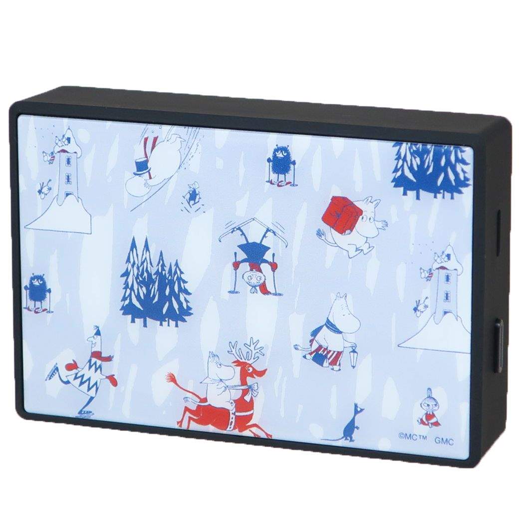 ムーミン グッズ Bluetooth対応スピーカー キャラクター ガラスワイヤレススピーカー 総柄 プレゼント 男の子 女の子 ギフト