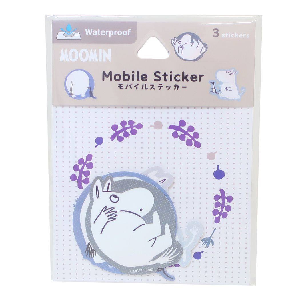 ムーミン グッズ ダイカットシール キャラクター モバイルステッカー