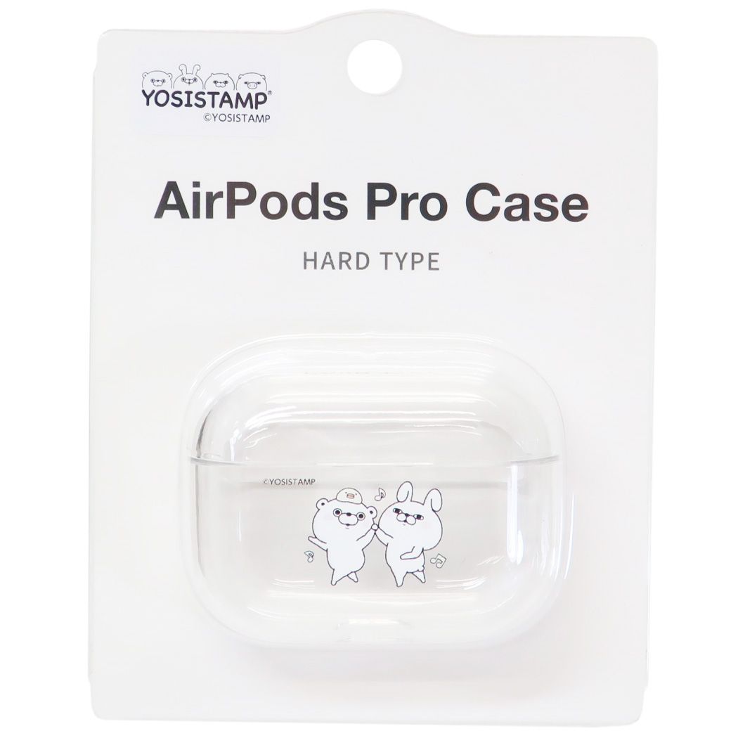 ヨッシースタンプ グッズ エアーポッズプロケース キャラクター AirPods Pro ハードクリアカバー プレゼント 男の子 女の子