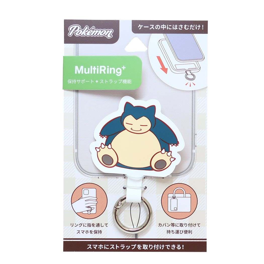 ポケットモンスター スマホアクセ スマホアクセ カビゴン ポケモン グルマンディーズ