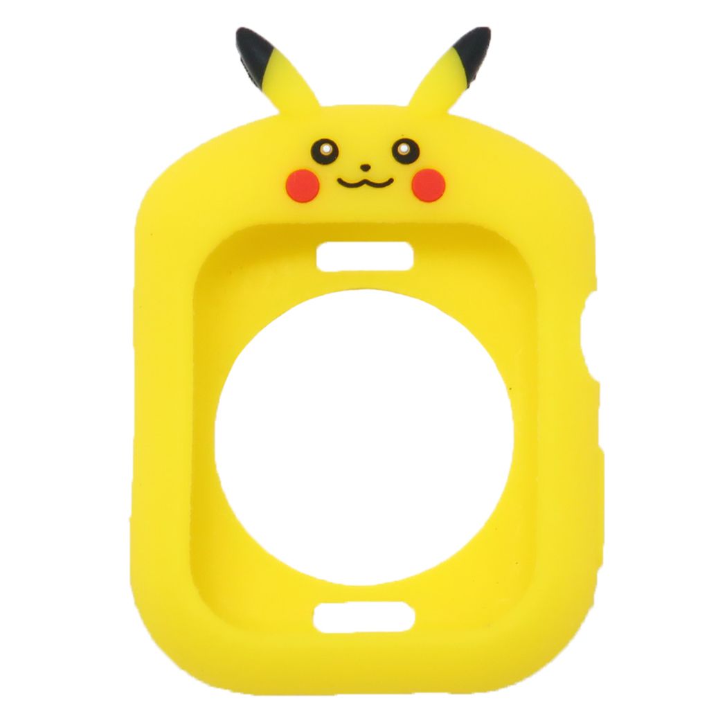 ポケットモンスター グッズ アップルウォッチカバー キャラクター Apple Watch 41/40 mm 対応シリコンケース ピカチュウ