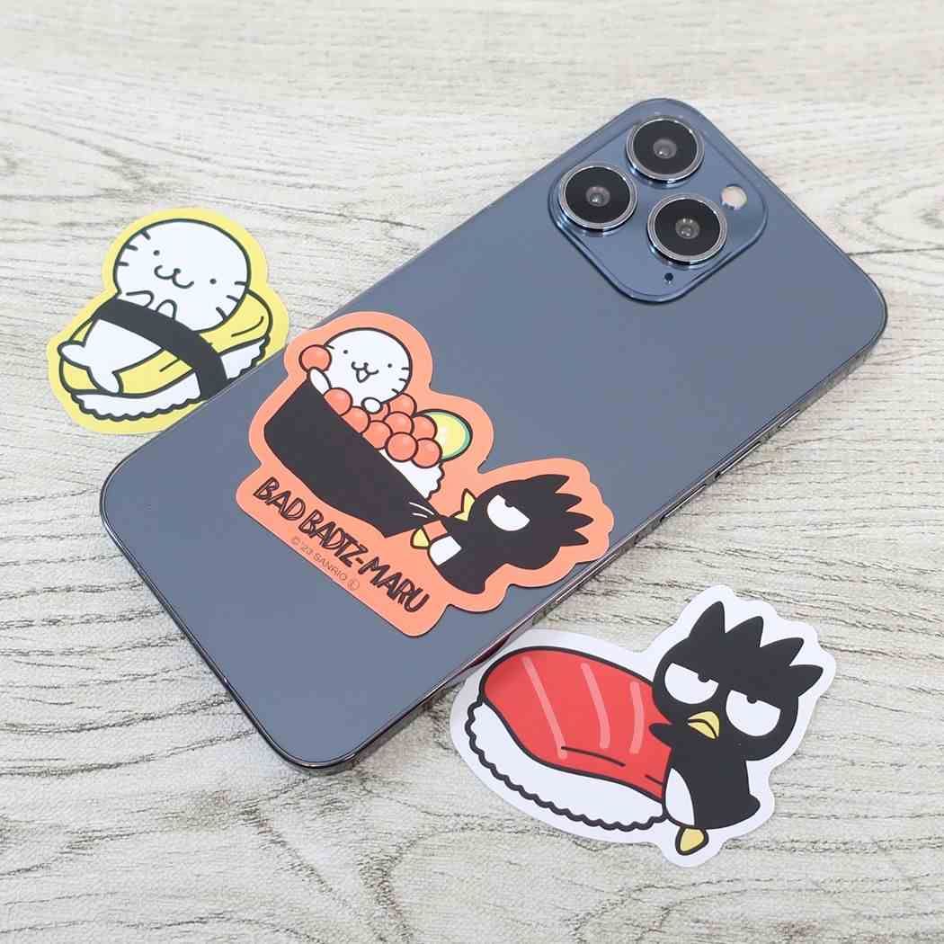 モバイルステッカー バッドばつ丸 ダイカットシール サンリオ グルマンディーズ