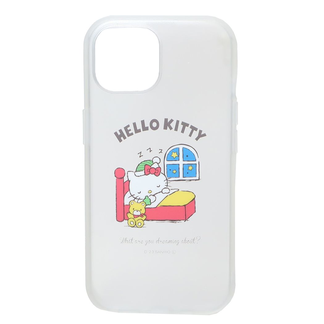 ハローキティ IIIIfit Clear 2023 iPhone 6.1 inch 2 LENS model/14/13対応ケース iPhone15 iPhone15/14/13 サンリオ キャラクター