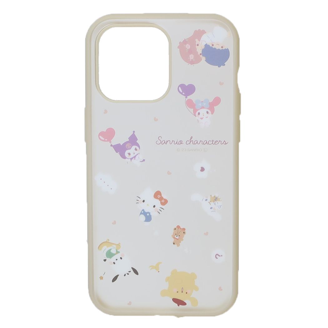 iPhone15 サンリオキャラクターズ IIIIfit Clear 2023 iPhone 6.7 inch 3 LENS model対応ケース iPhone15ProMax サンリオ グルマンディーズ