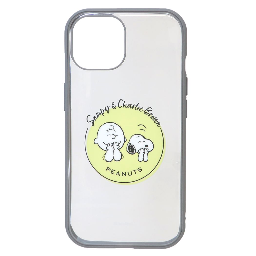 スヌーピー ピーナッツ キャラクター iPhone15 IIIIfit Clear 2023 iPhone 6.1 inch 2 LENS model/14/13対応ケース