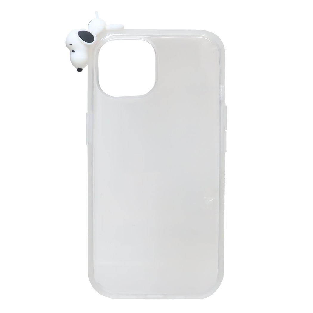 スヌーピー ピーナッツ キャラクター iPhone15 フレーム IIIIfit Clear 2023 iPhone 6.1 inch 2 LENS model/14/13対応ケース