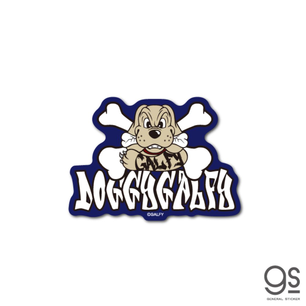 GALFY ダイカットミニステッカー ビニールシール DOGGYGALFY キャラクター