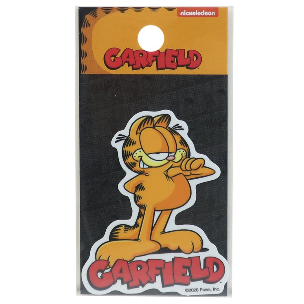 ガーフィールド グッズ ステッカー EXPRESSION GARFIELD キャラクター ダイカット ミニ ステッカー グッド プレゼント