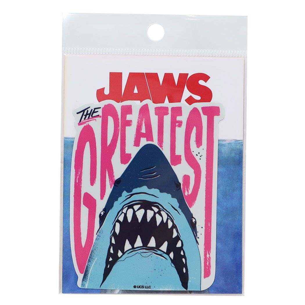 ジョーズ 映画キャラクター ビッグシール ダイカットビニールステッカー THE GREATEST