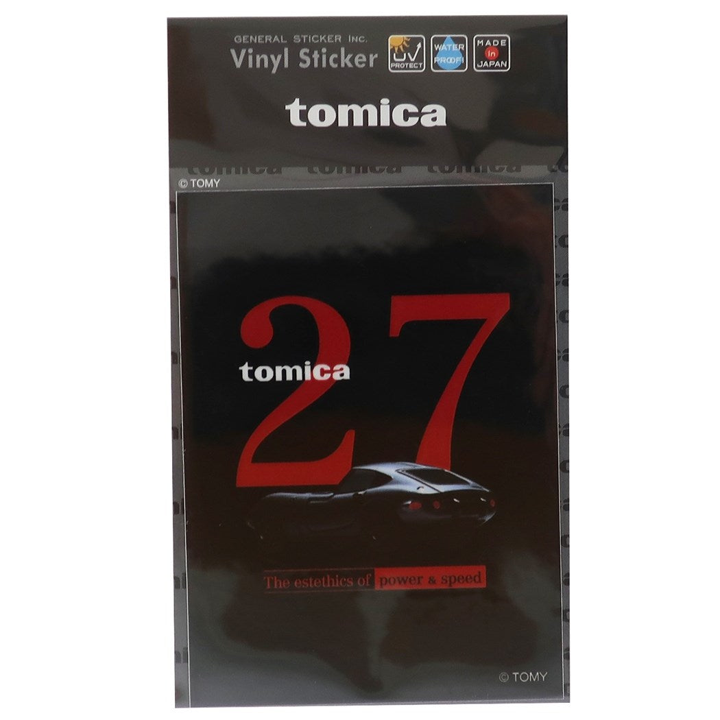 ビニール ステッカー TOMICA ビッグ シール 大人トミカ トヨタ2000GT BK01 耐水耐光仕様 デコステッカー プレゼント