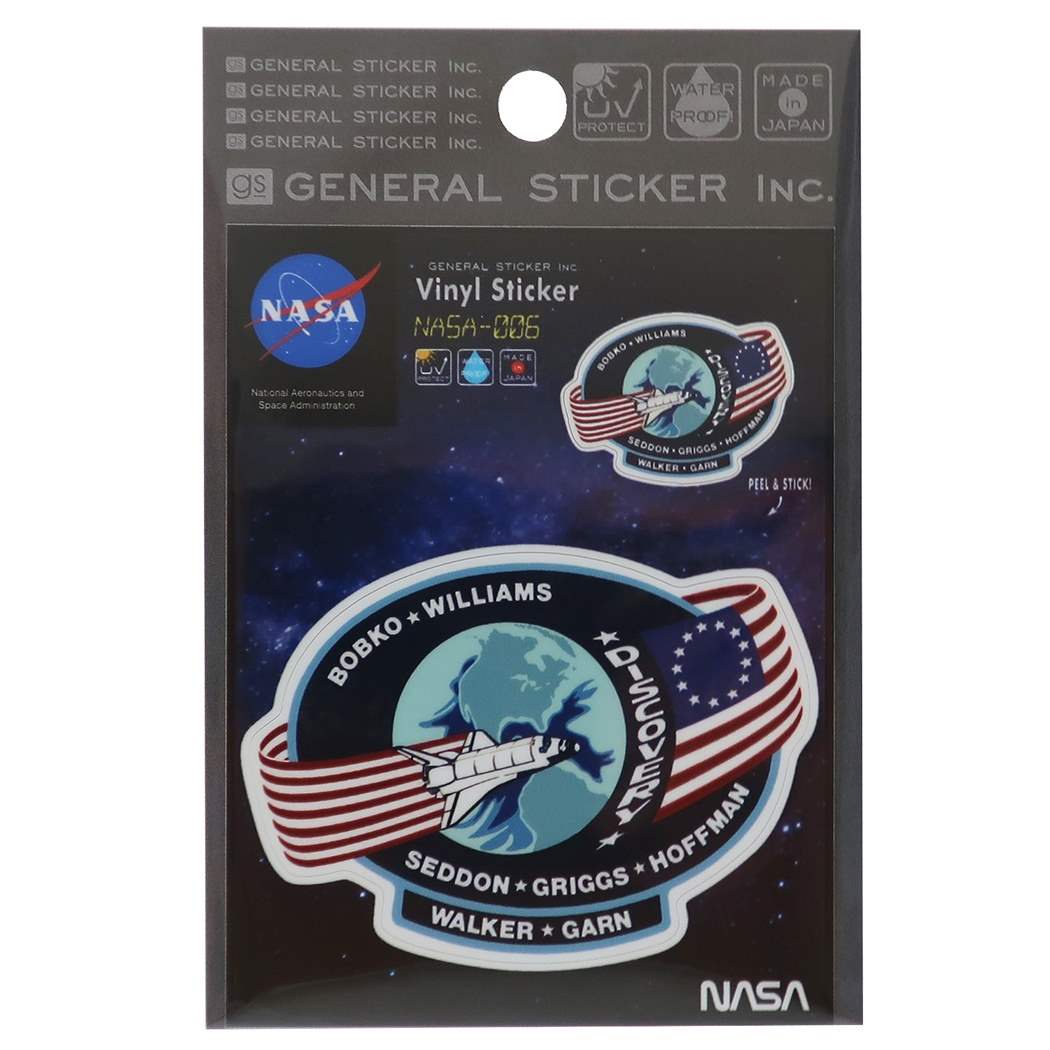 ビッグ シール ビニール ステッカー NASA ナサ006 耐水耐光仕様 宇宙 プレゼント 男の子 女の子 ギフト
