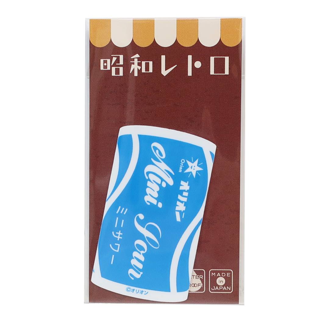 ミニシール 昭和レトロ駄菓子 ダイカットビニールステッカー ミニサワー デコステッカー プレゼント 男の子 女の子 ギフト