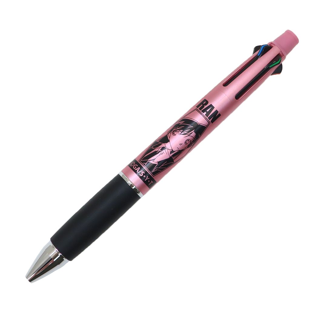 名探偵コナン ジェットストリーム4&1 多機能ペン ボール径0.5mm 芯径0.5mm 少年サンデー シャープペン&黒赤青緑4色ボールペン アニメキャラクター 毛利蘭