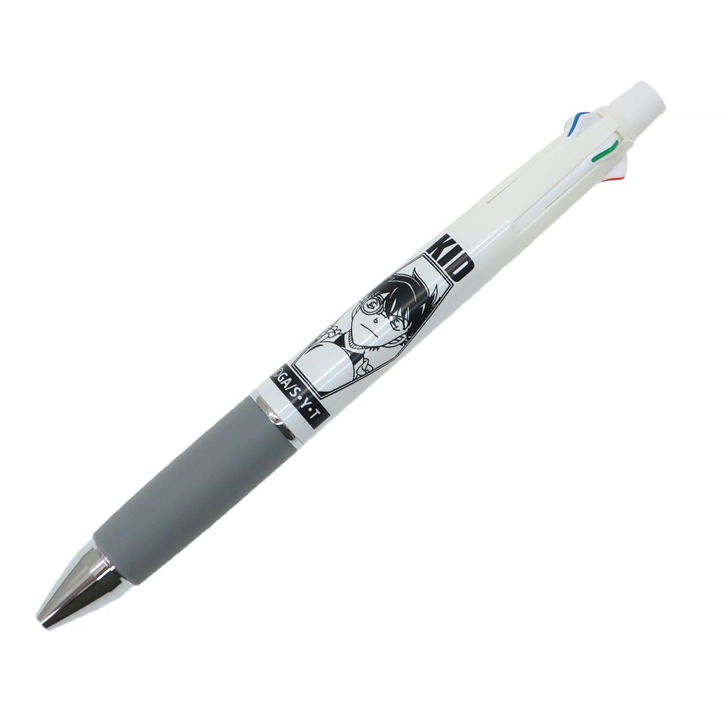 名探偵コナン ジェットストリーム4&1 多機能ペン ボール径0.5mm 芯径0.5mm 少年サンデー シャープペン&黒赤青緑4色ボールペン アニメキャラクター 怪盗キッド