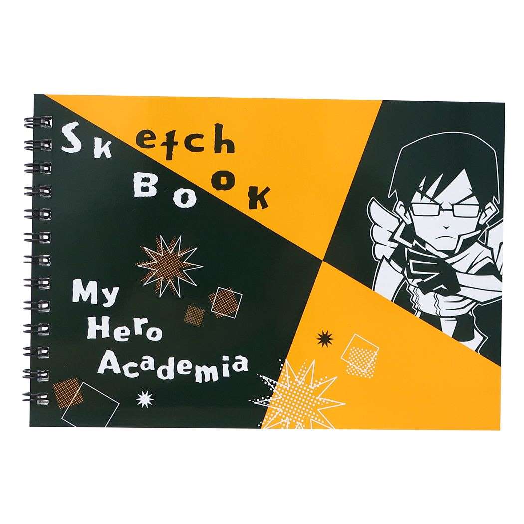 僕のヒーローアカデミア 図案スケッチブック お絵かき帳 飯田天哉 少年ジャンプ アニメキャラクター