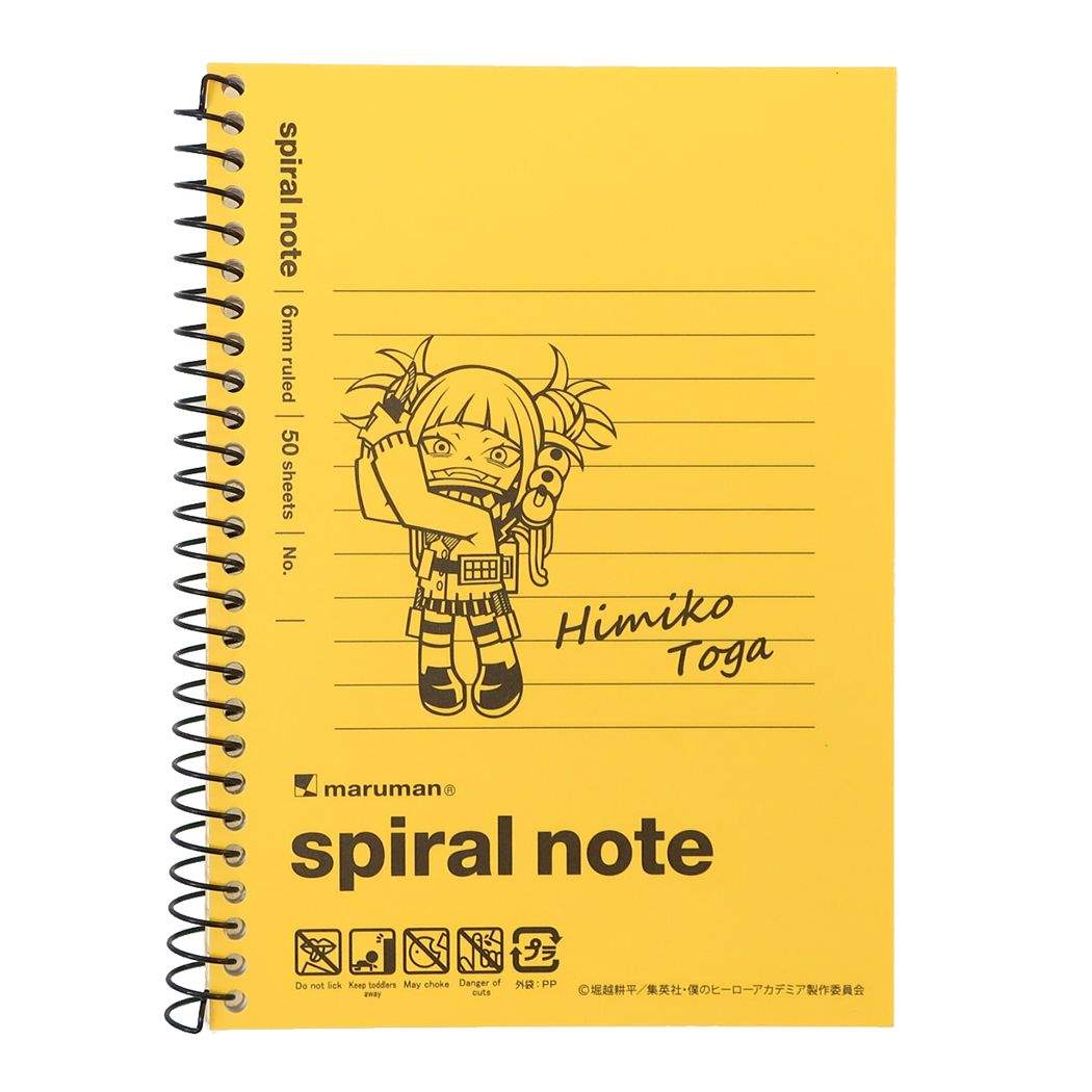 僕のヒーローアカデミア グッズ リングノート 少年ジャンプ アニメキャラクター A6ノート