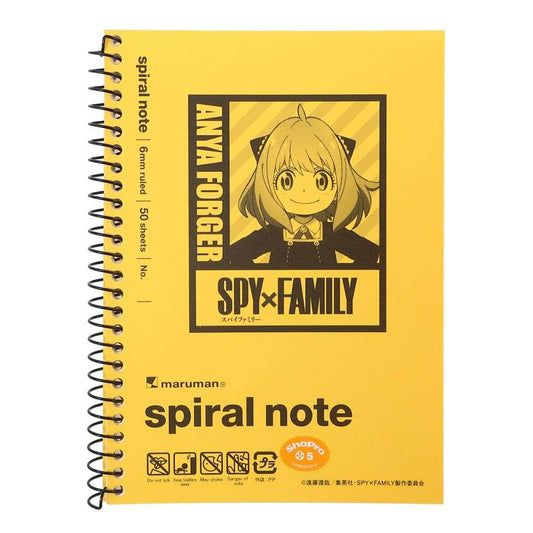 スパイファミリー SPY FAMILY A6ノート 少年ジャンプ リングノート アニメキャラクター アーニャ
