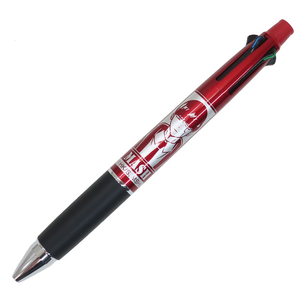 シャープペン&黒赤青緑4色ボールペン マッシュル -MASHLE- ジェットストリーム 4&1 多機能ペン ボール径0.5mm 芯径0.5mm マッシュ バーンデッド 三菱鉛筆