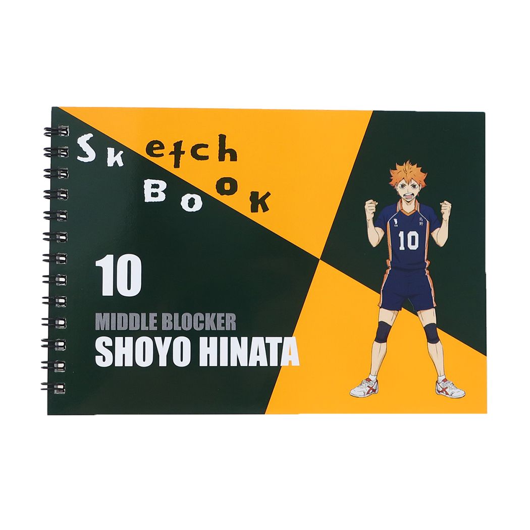 ハイキュー!! グッズ お絵かき帳 アニメキャラクター 図案スケッチブック 日向翔陽