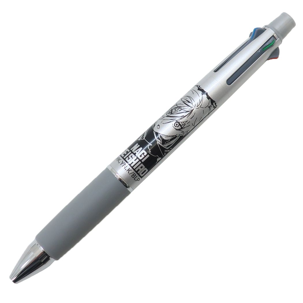 シャープペン&黒赤青緑4色ボールペン ブルーロック ジェットストリーム 4&1 多機能ペン ボール径0.7mm 芯径0.5mm 少年マガジン 凪誠士郎 三菱鉛筆