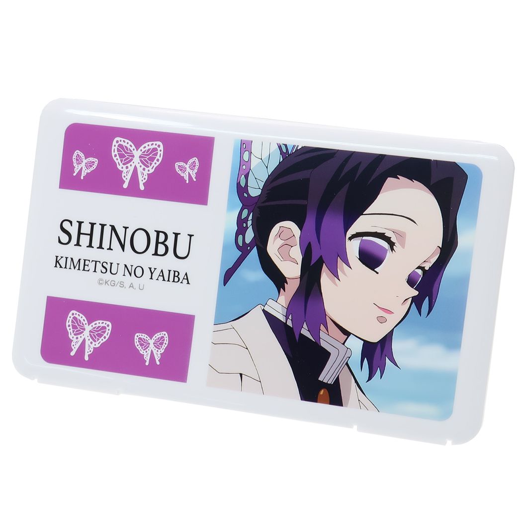 鬼滅の刃 胡蝶しのぶ 抗菌 マスクケース 不織布マスク携帯ケース 少年ジャンプ アニメキャラクター グッズ プレゼント 男の子 女の子