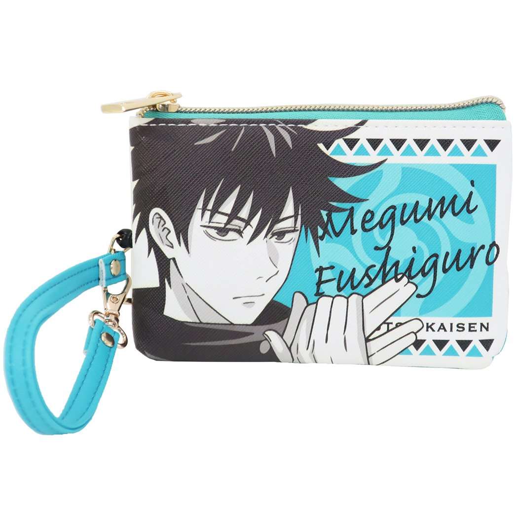 小銭入れ & 定期入れ 呪術廻戦 マルチリール パスケース 少年ジャンプ 伏黒恵 ICカードケース プレゼント 男の子 女の子 ギフト