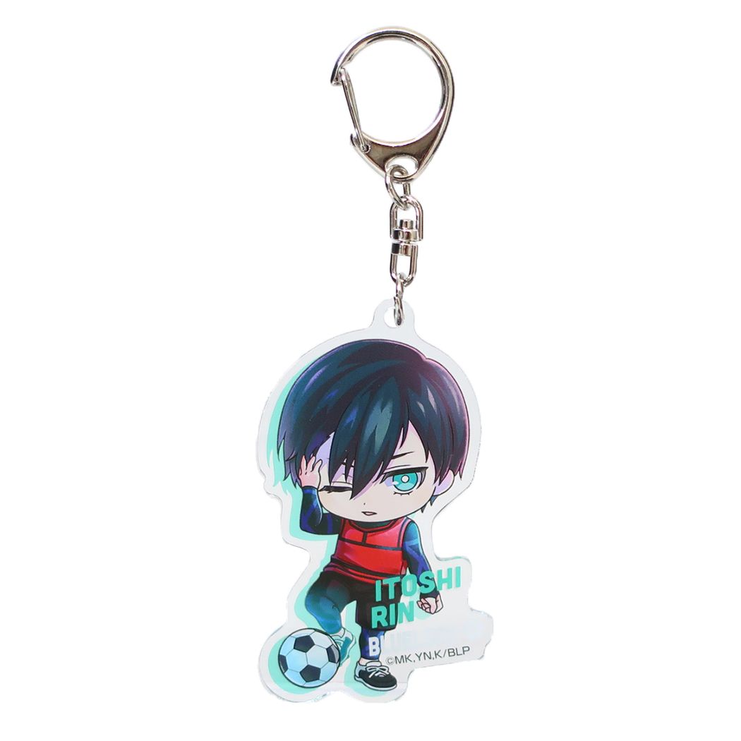 ブルーロック グッズ キーホルダー アニメキャラクター ゆるすた アクリルキーホルダー 08 糸師 凛