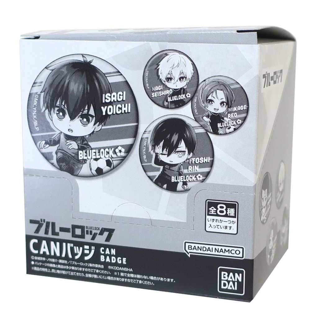 ブルーロック アニメキャラクター 缶バッジ ゆるすた CANバッジ 全8種 8個入りBOX 少年マガジン