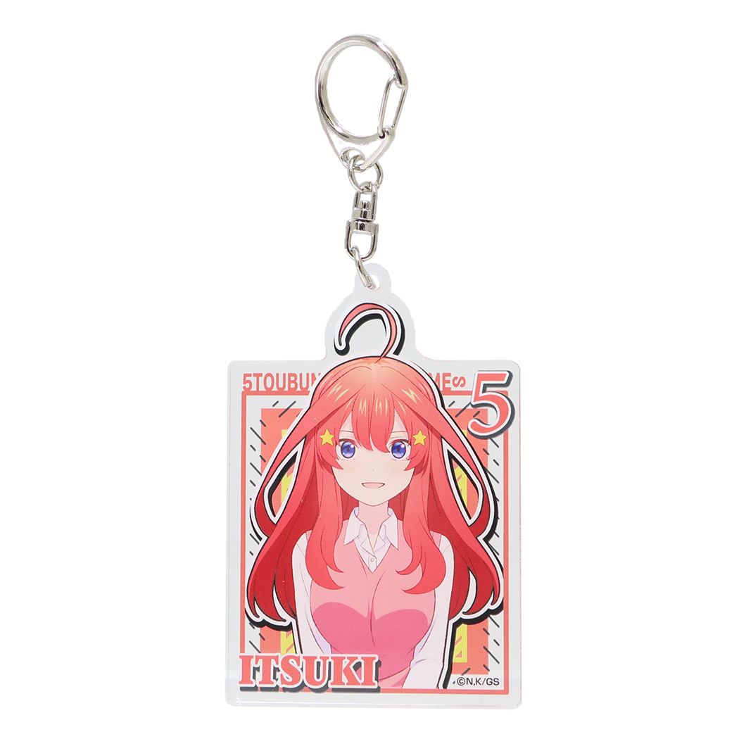 五等分の花嫁 グッズ チャーム アニメキャラクター アクリルキーホルダー