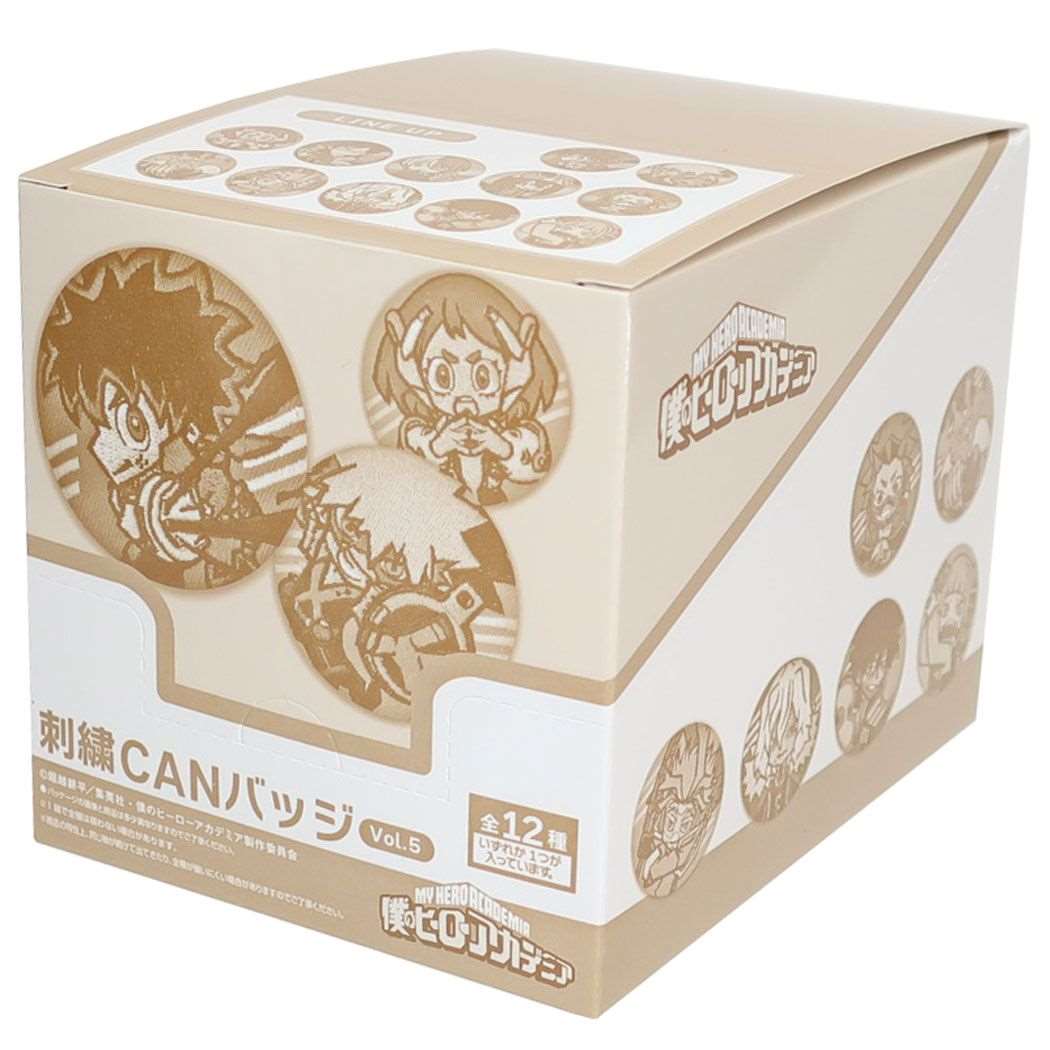 僕のヒーローアカデミア 刺繍CANバッジ 全12種 12個入セット 缶バッジ Vol.5 少年ジャンプ アニメキャラクター